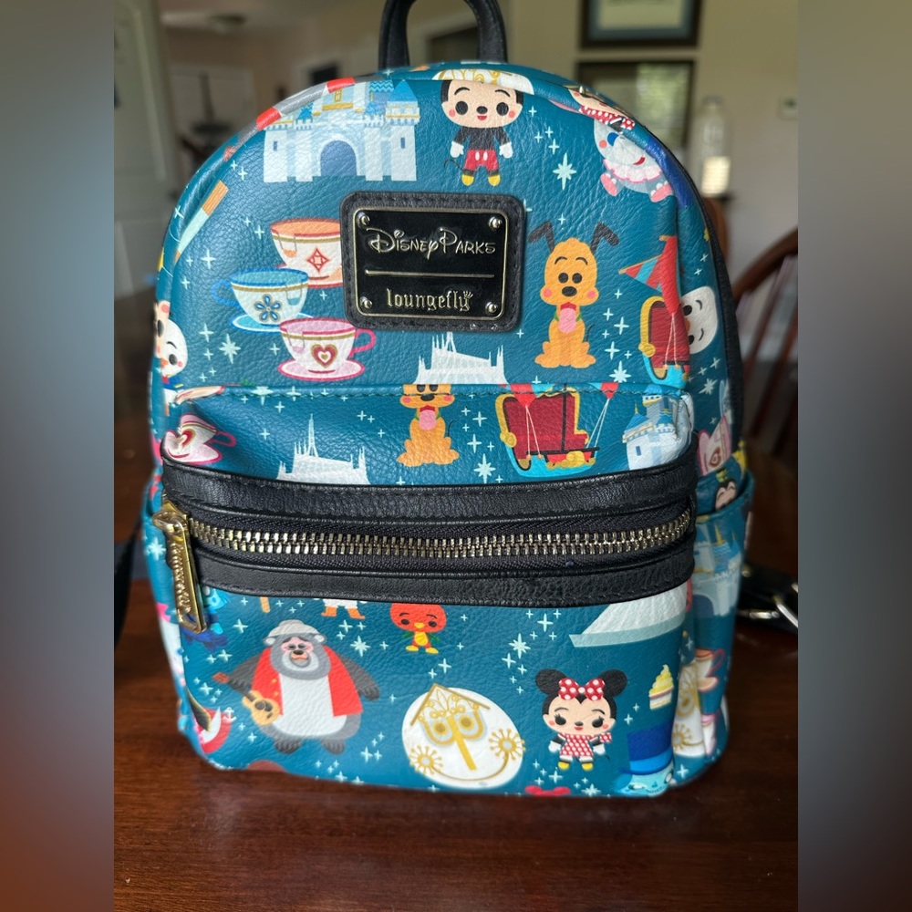 Disney Parks Loungefly Mini Backpack Attractions